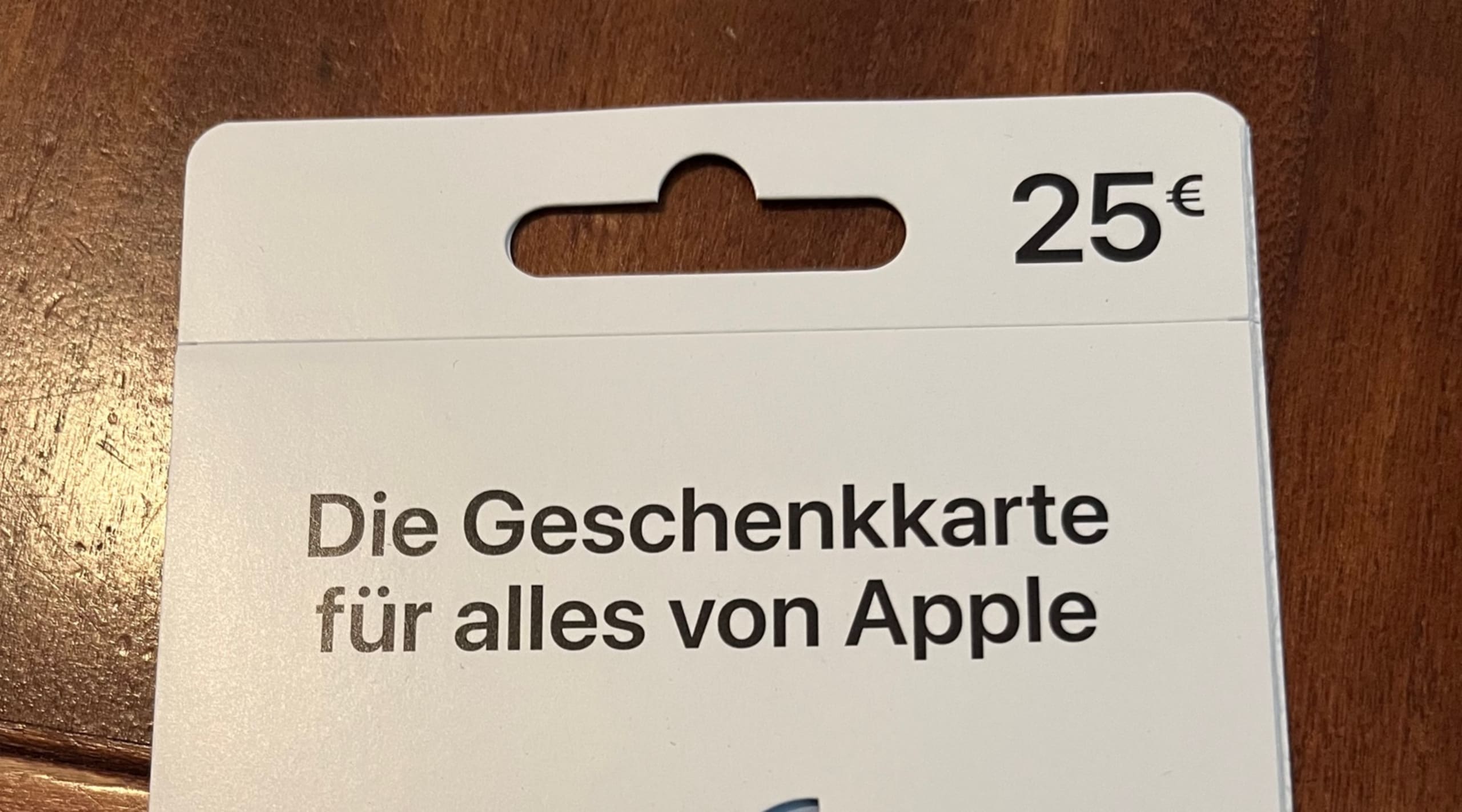 Bild der Flash Chance: Apple Geschenkkarte Wert 25 €