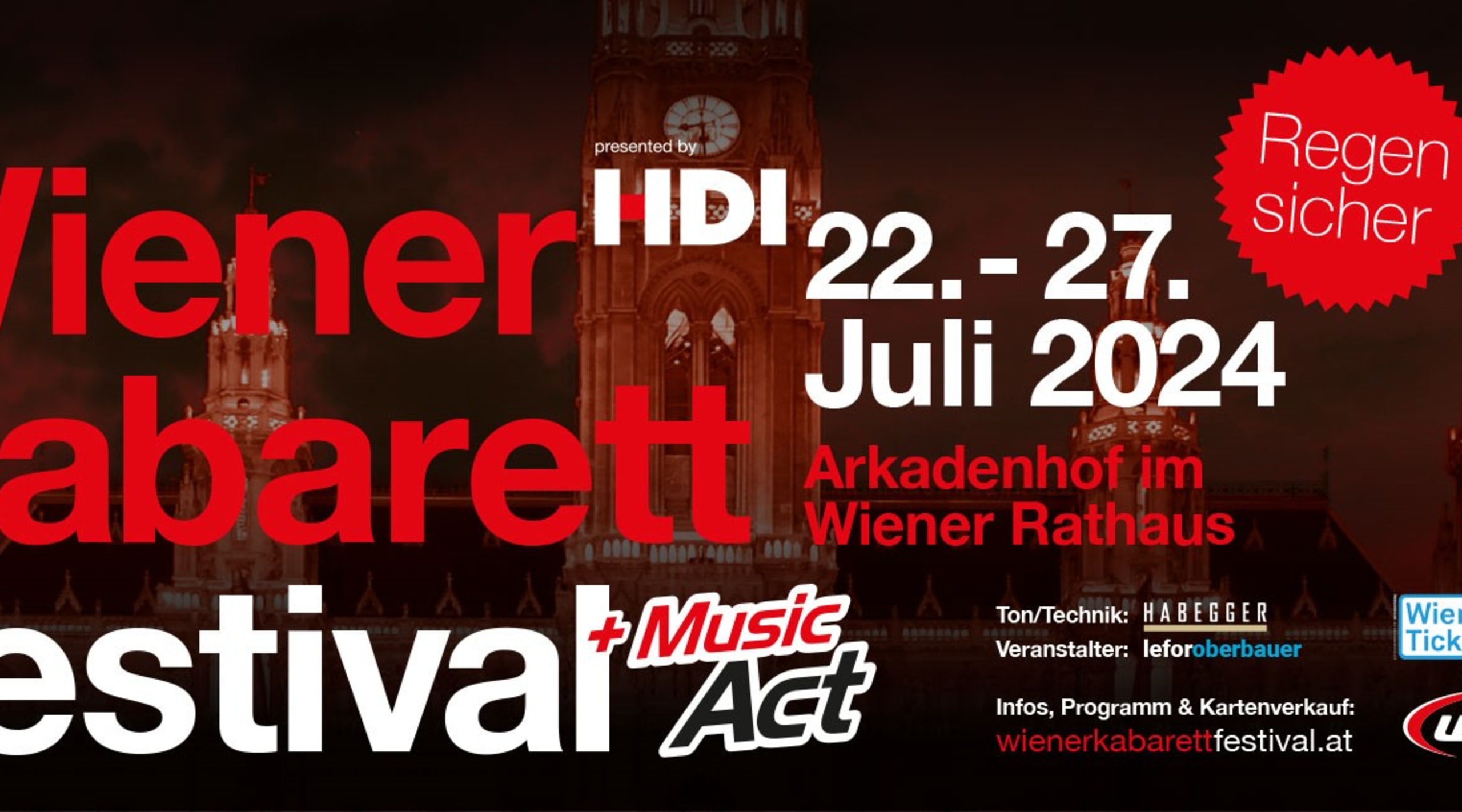 Bild der Flash Chance: Gery Seidl Kabarett Festival Wien 2 Tickets