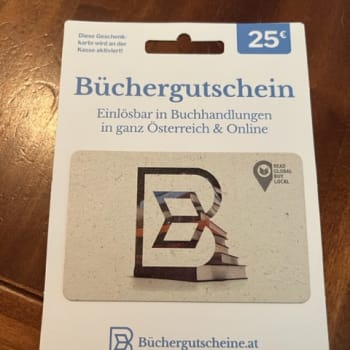 Flash Chance image: 25 € Büchergutschein für Buchhandlungen in ganz Österreich