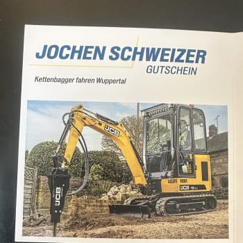 Bild der Flash Chance: Kettenbagger fahren in Wuppertal