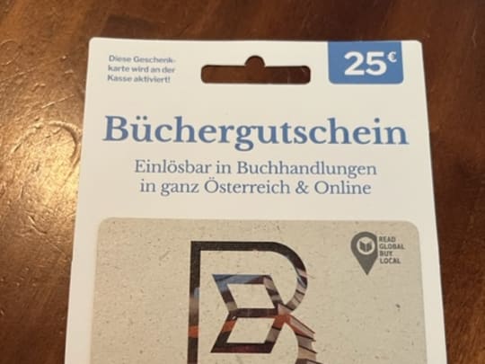 Flash Chance image: 25 € Büchergutschein für Buchhandlungen in ganz Österreich