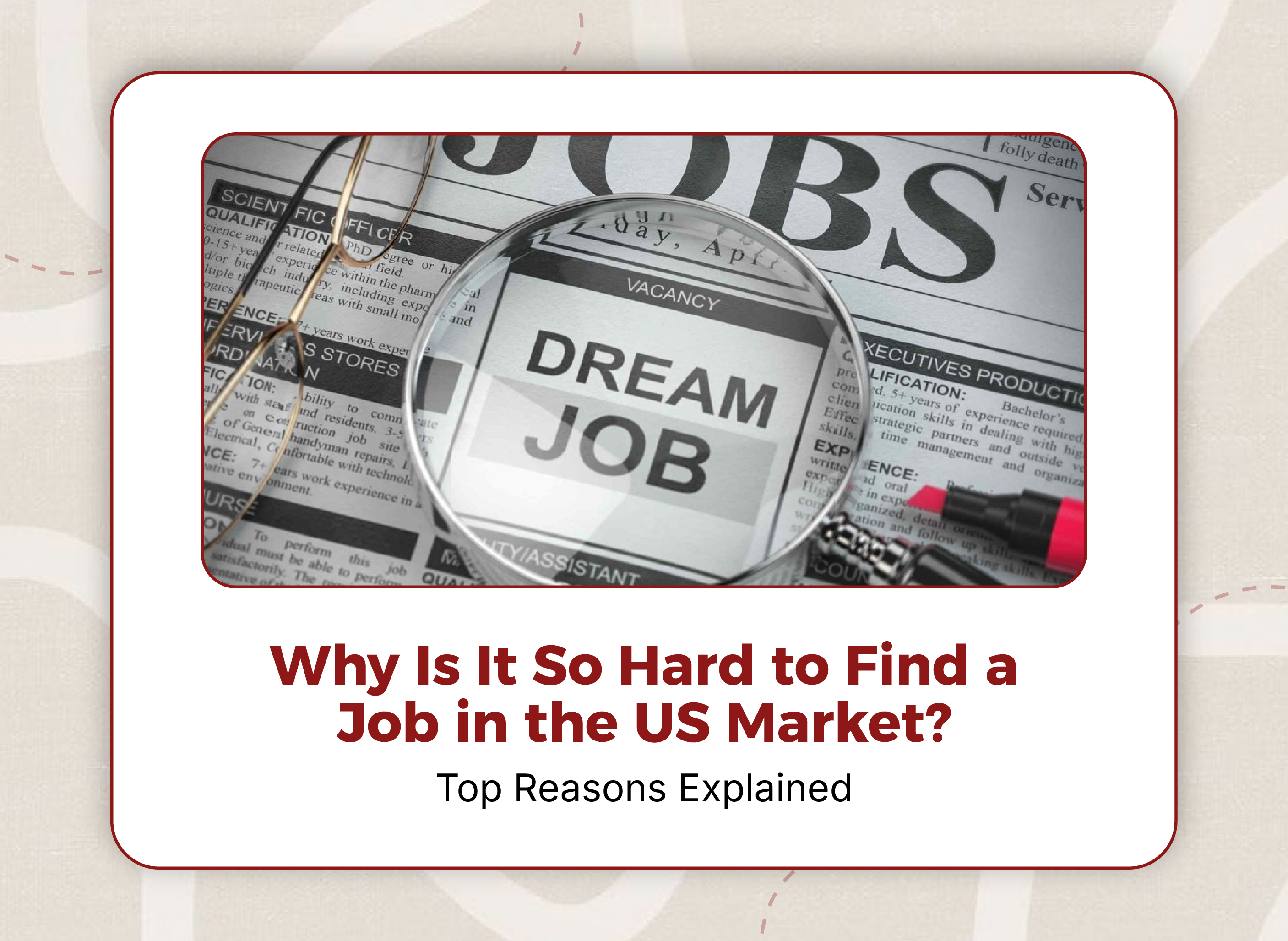 Why Is It So Hard to Find a Job in the US Market? Top Reasons Explained