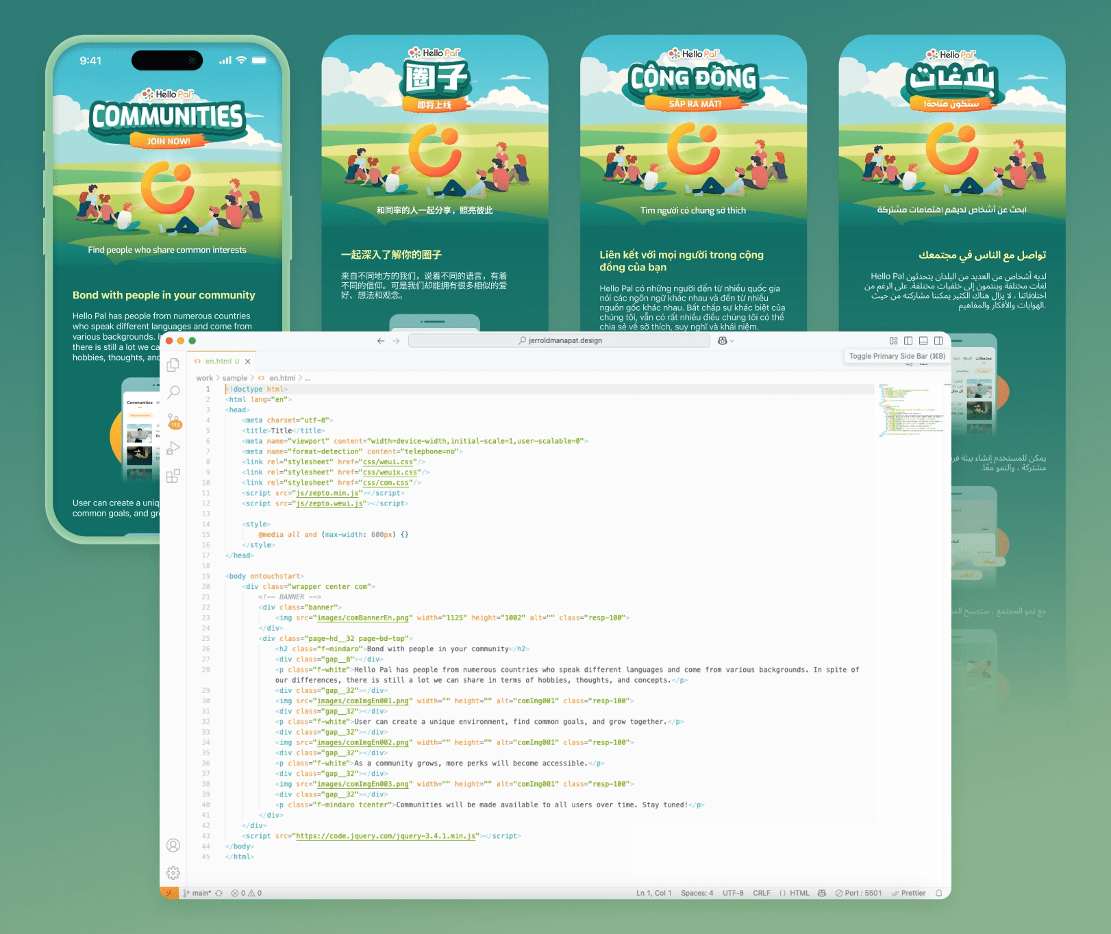 Communities - In-app Instructional Webpage (Multilangual)
