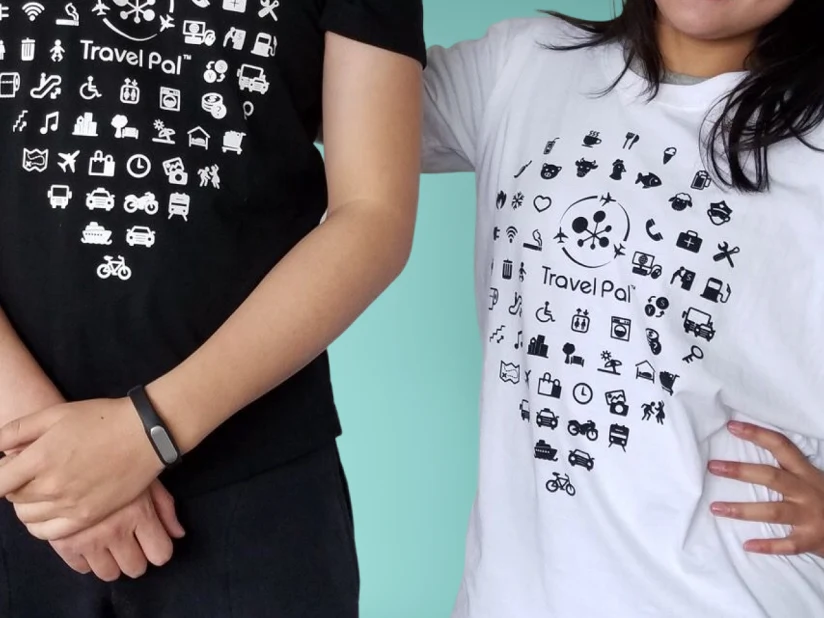 Black/White Pictogram T-Shirt (Front)