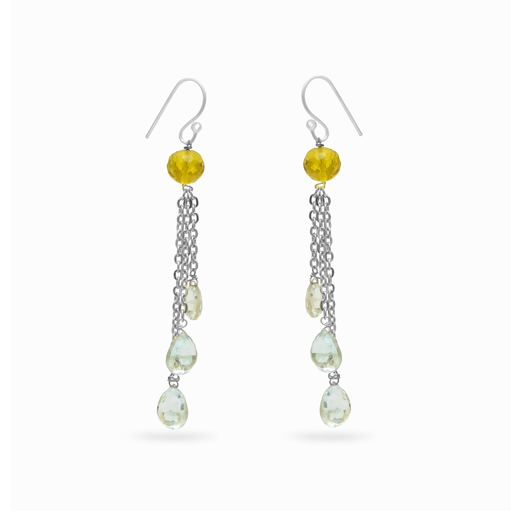 Lemon Veil Earrings