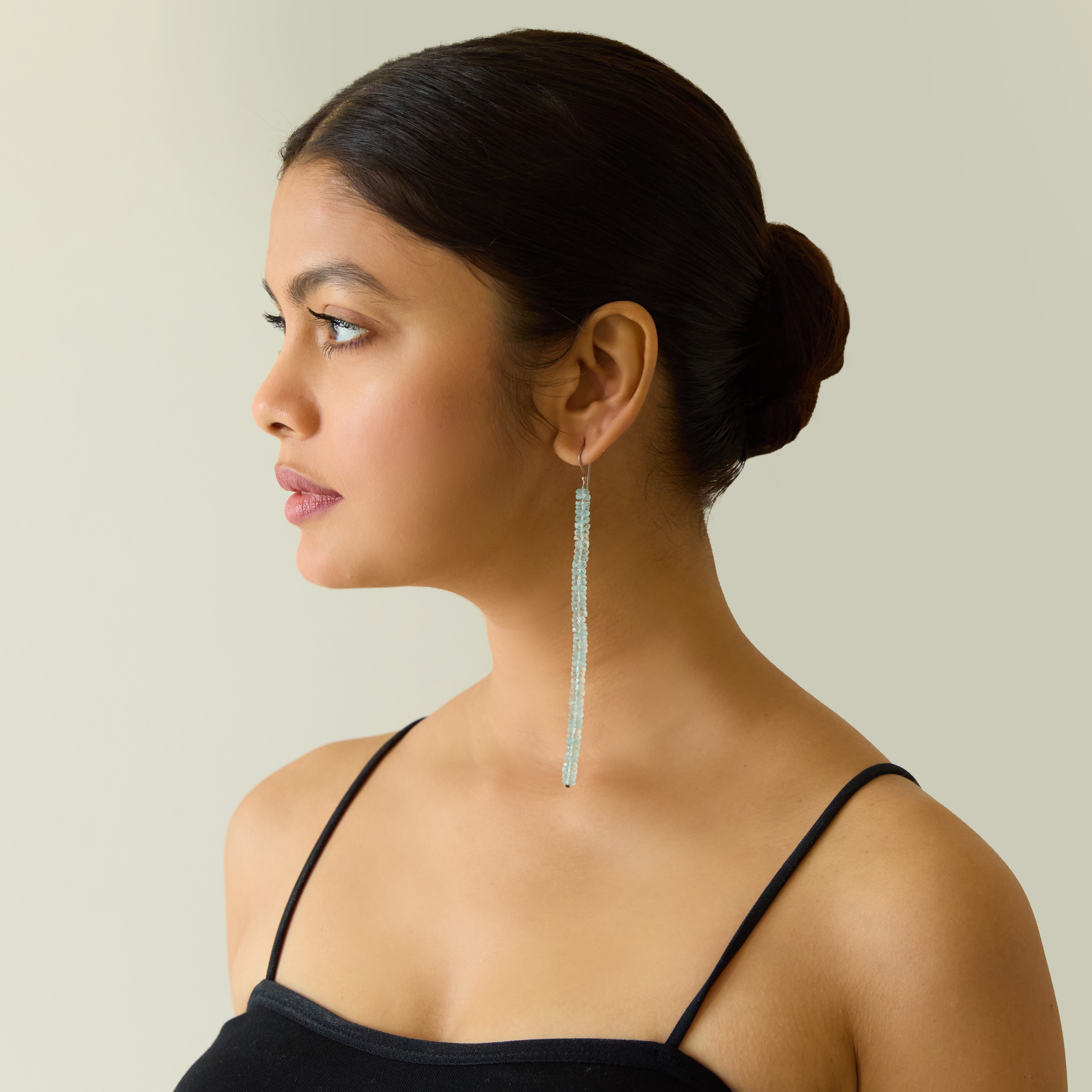 Ocean Whisper Earrings — worn