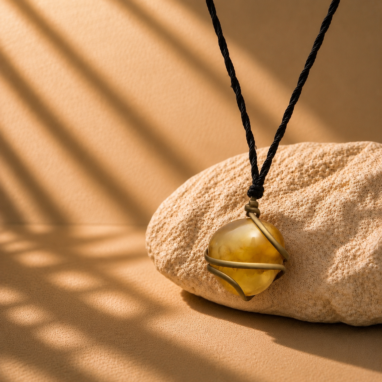 Golden Orbit Pendant
