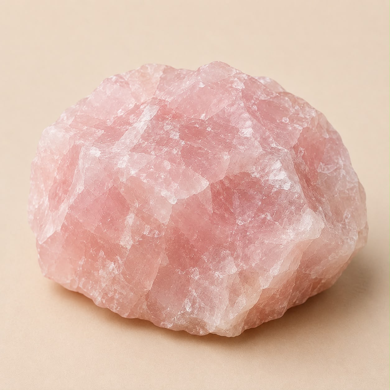 Rose quartz stone