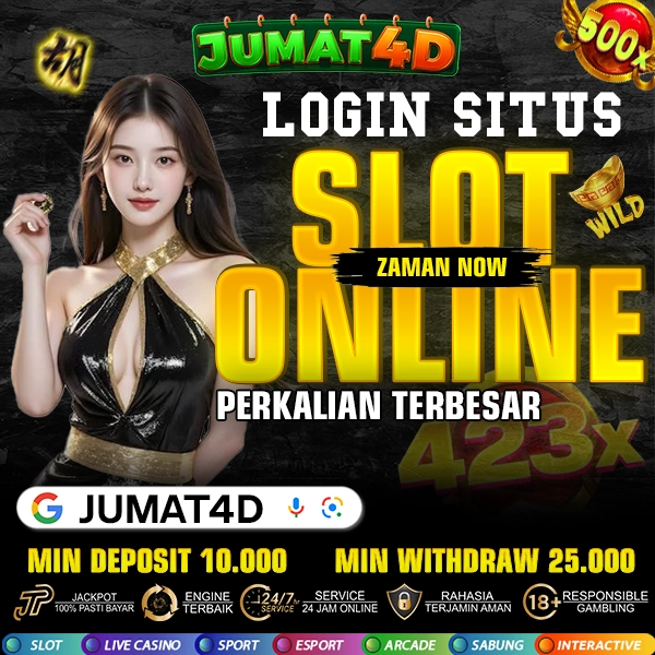 JUMAT4D: Platform Login Slot Online Resmi & Viral 2025