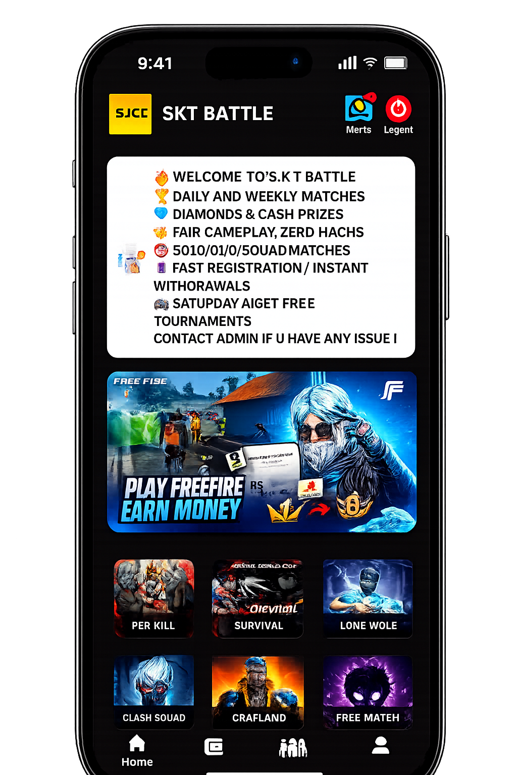 SKT BATTLE app preview
