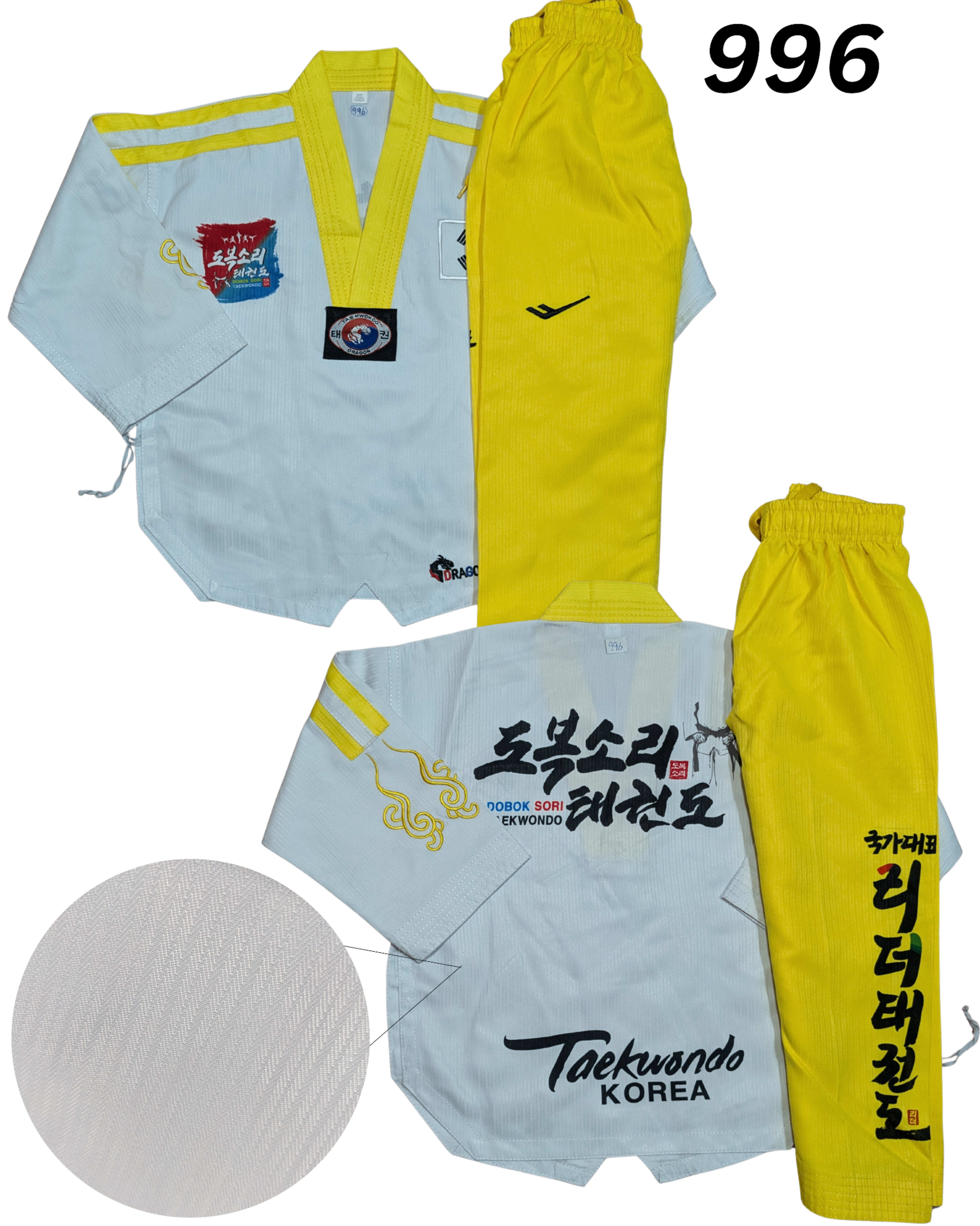 Taekwondo prospecs uniform (100 sized /white color )