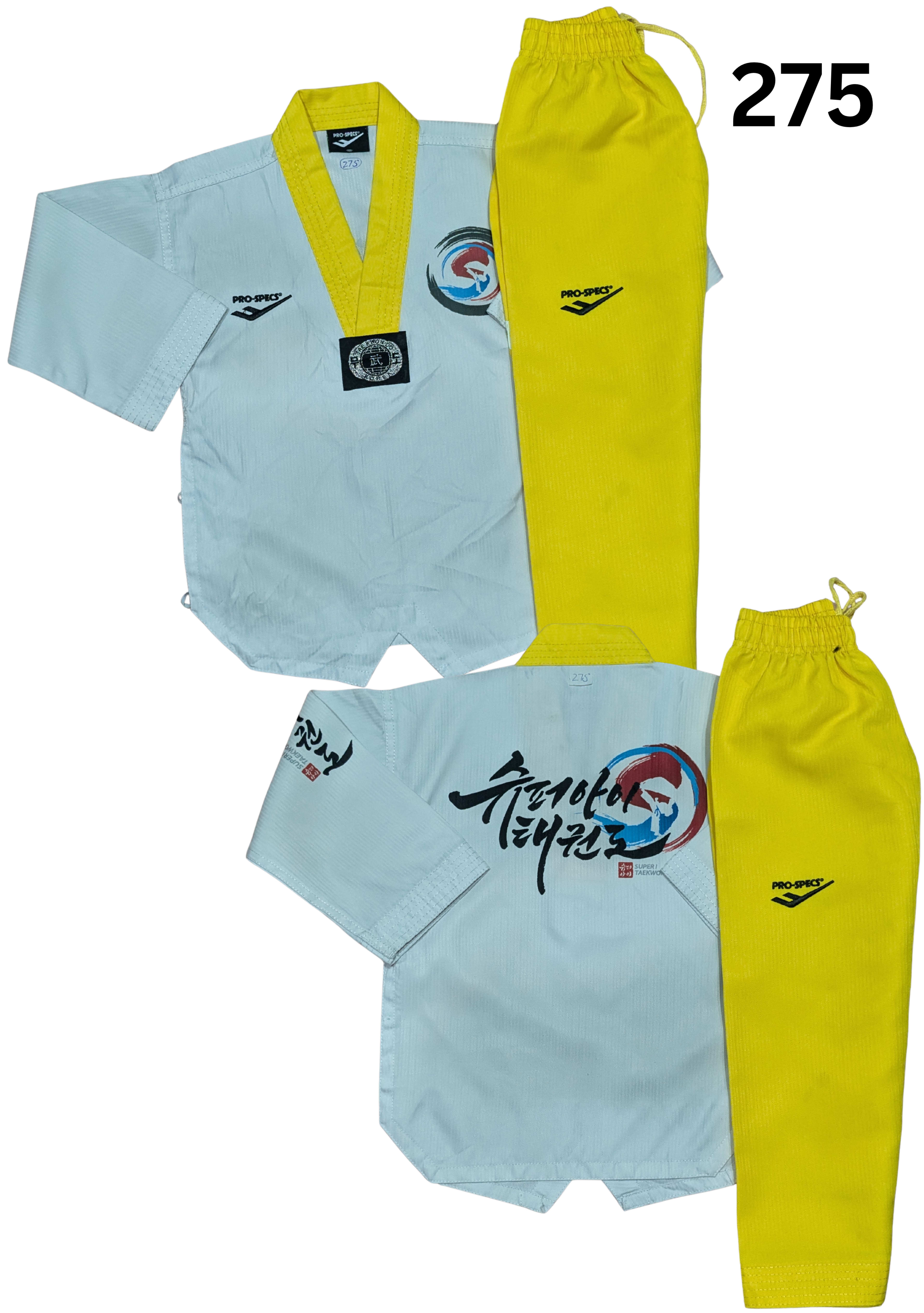 Taekwondo prospecs uniform (100 sized /white color )