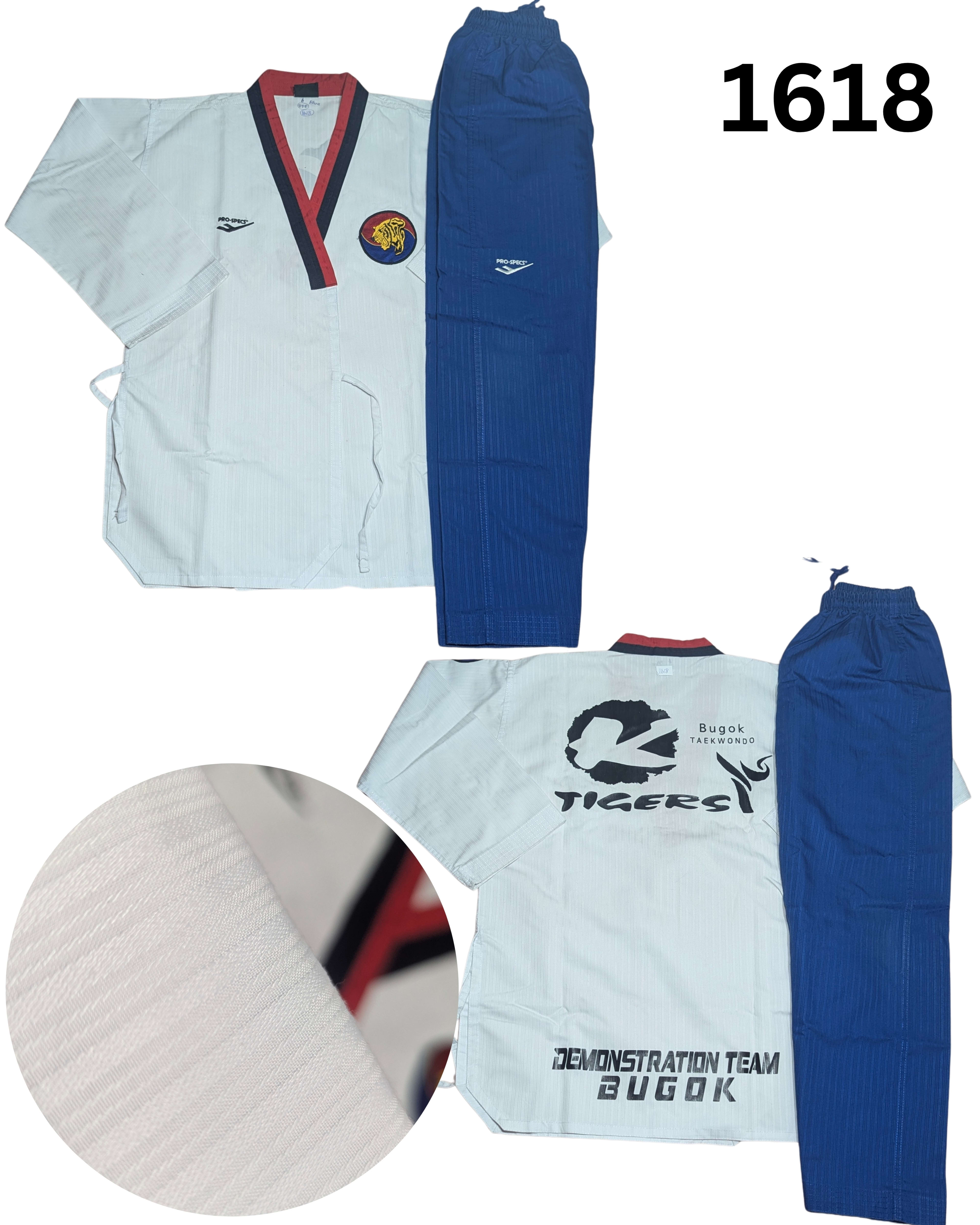 Taekwondo prospecs uniform (170 sized /white color )