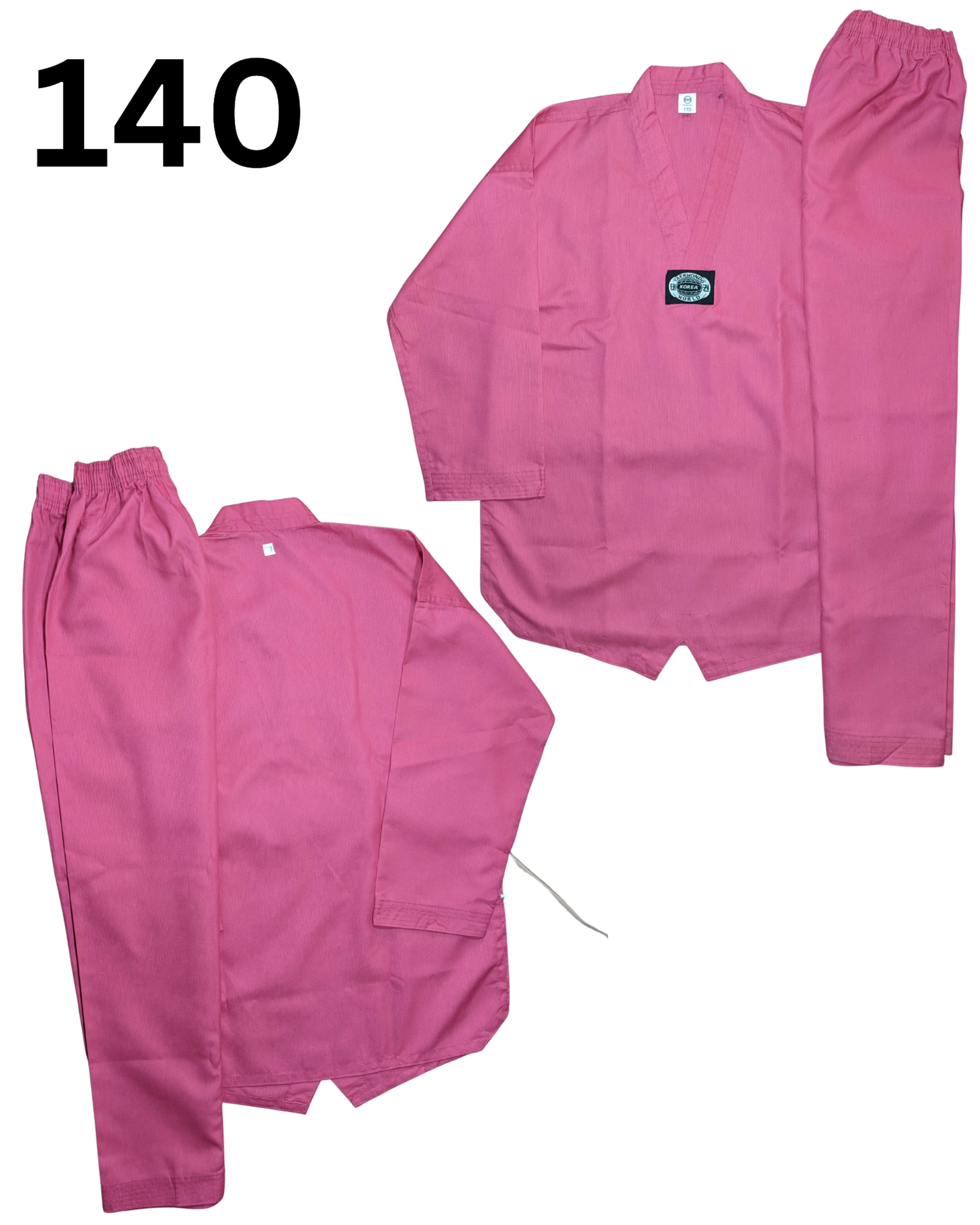 Taekwondo tkd world uniform (170 sized /pink color )