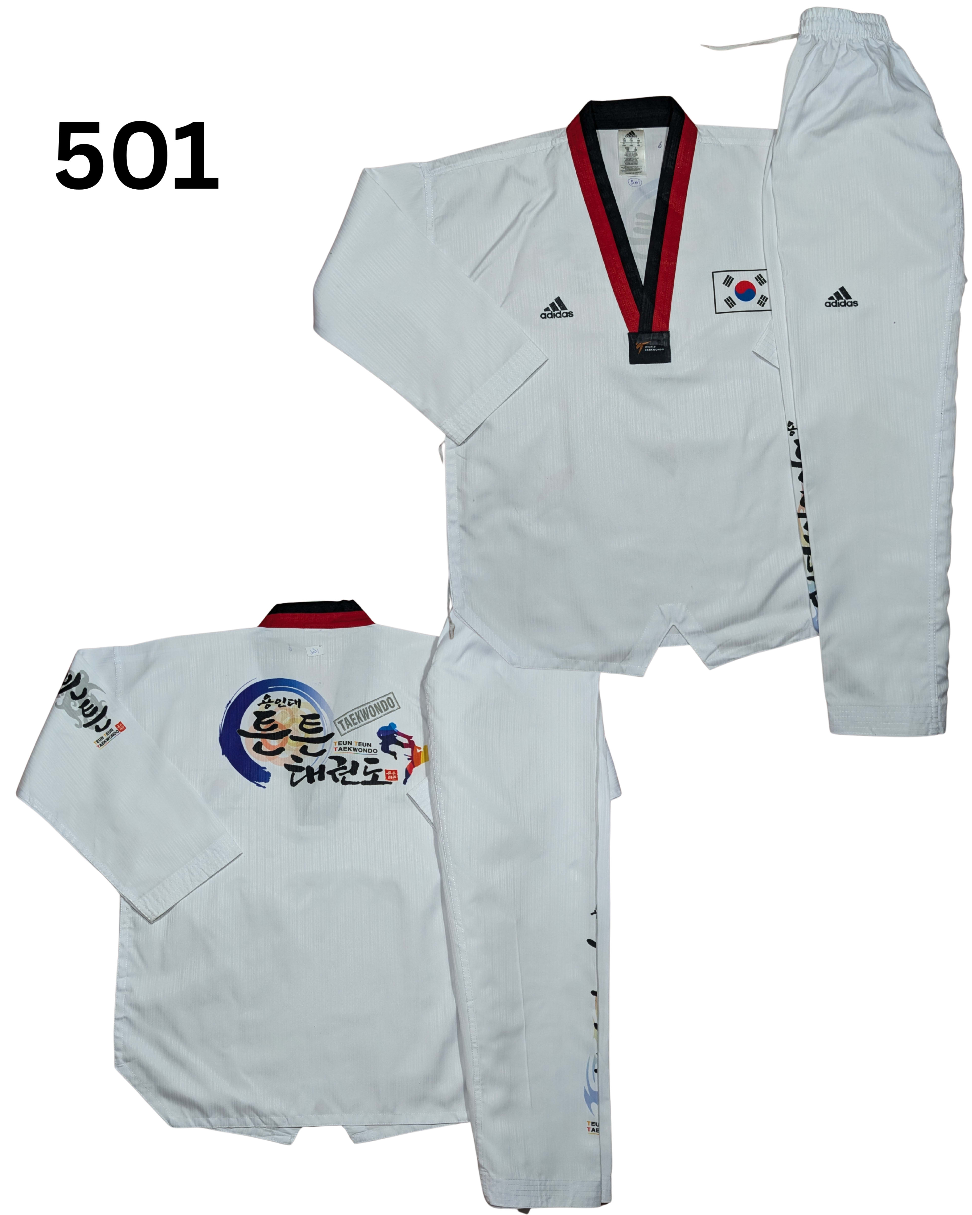 Taekwondo addidas uniform (160 sized /white color )