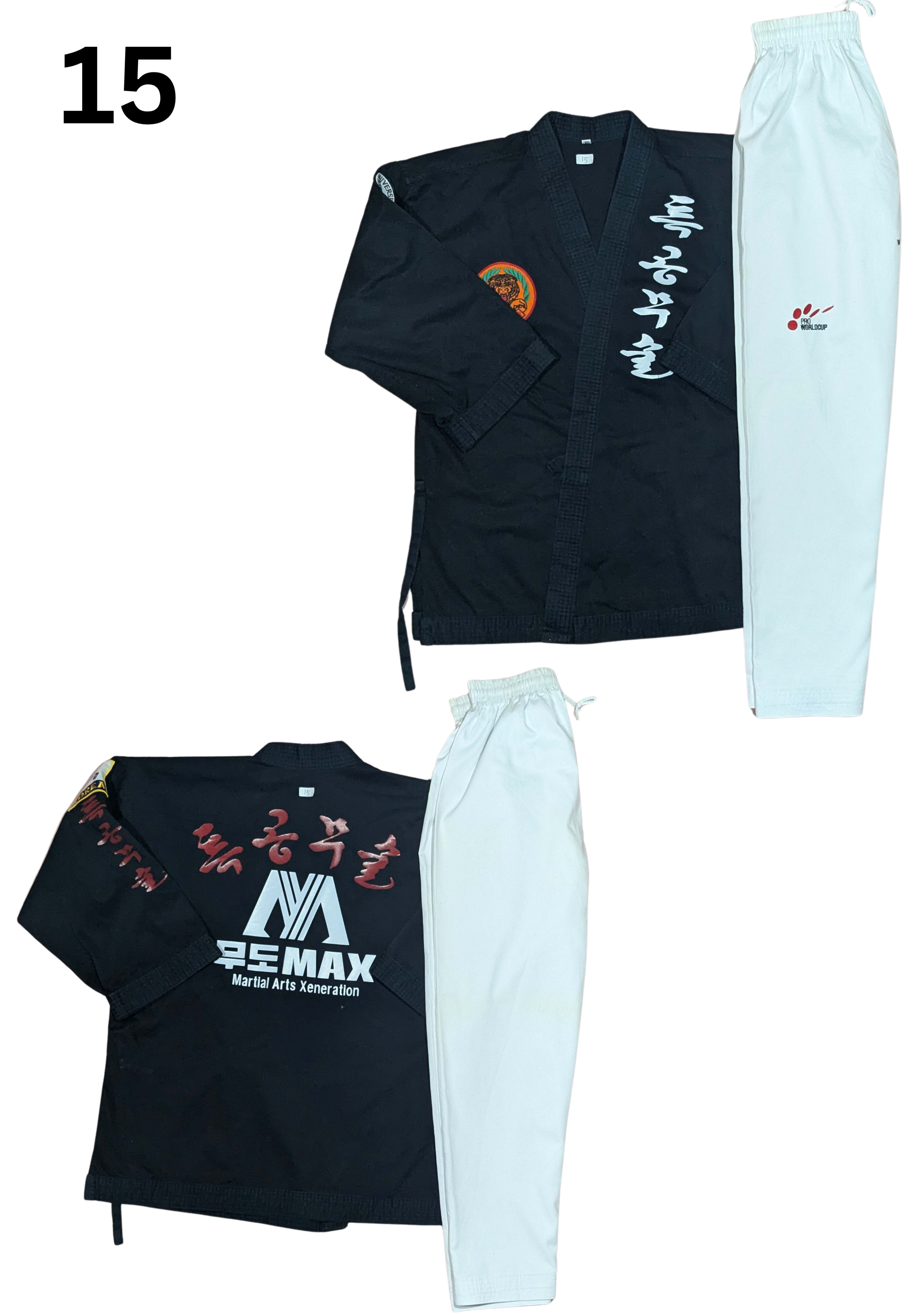 Taekwondo karaty uniform (160 sized /black color )