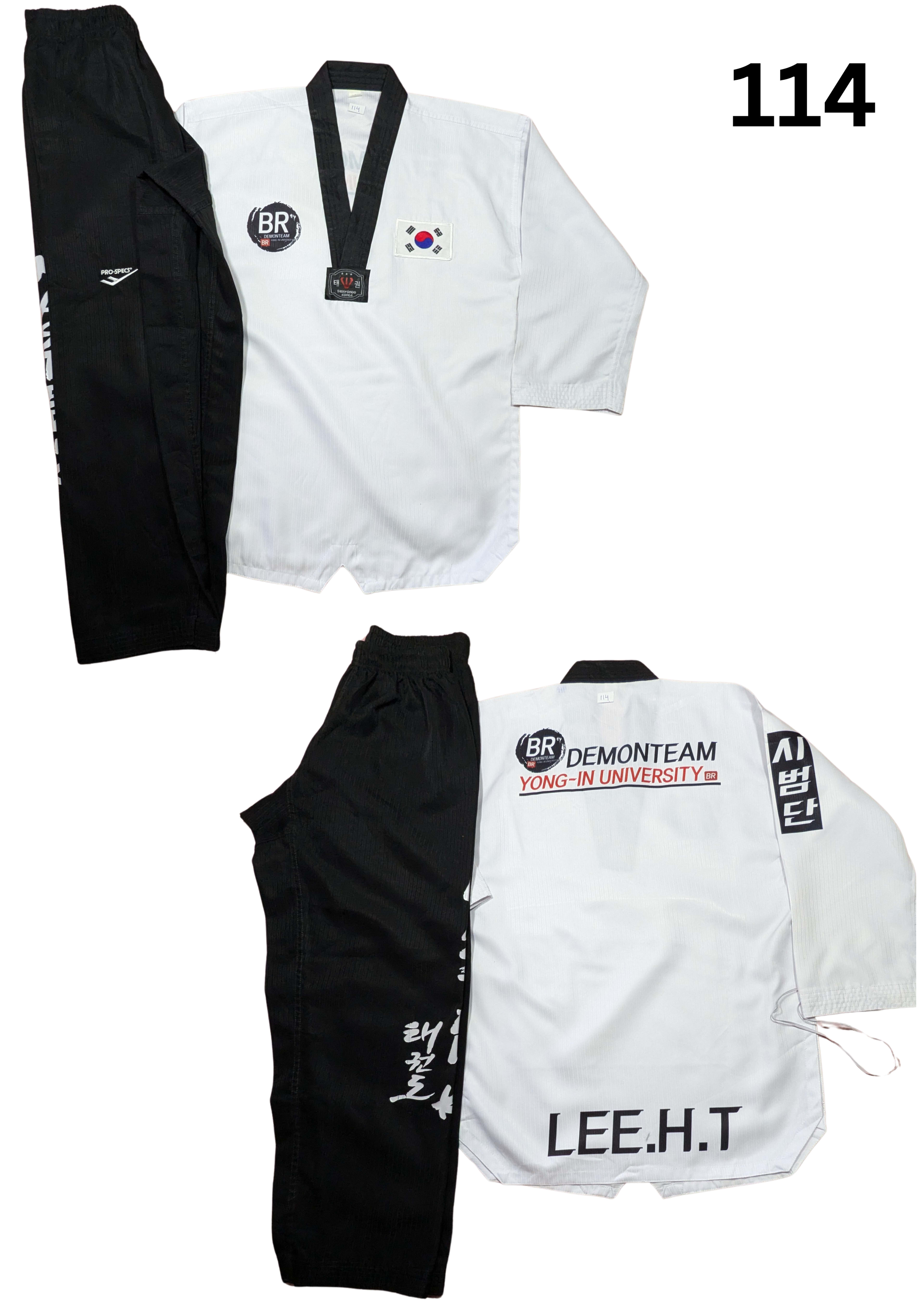 Taekwondo prospecs uniform (160 sized /white color )