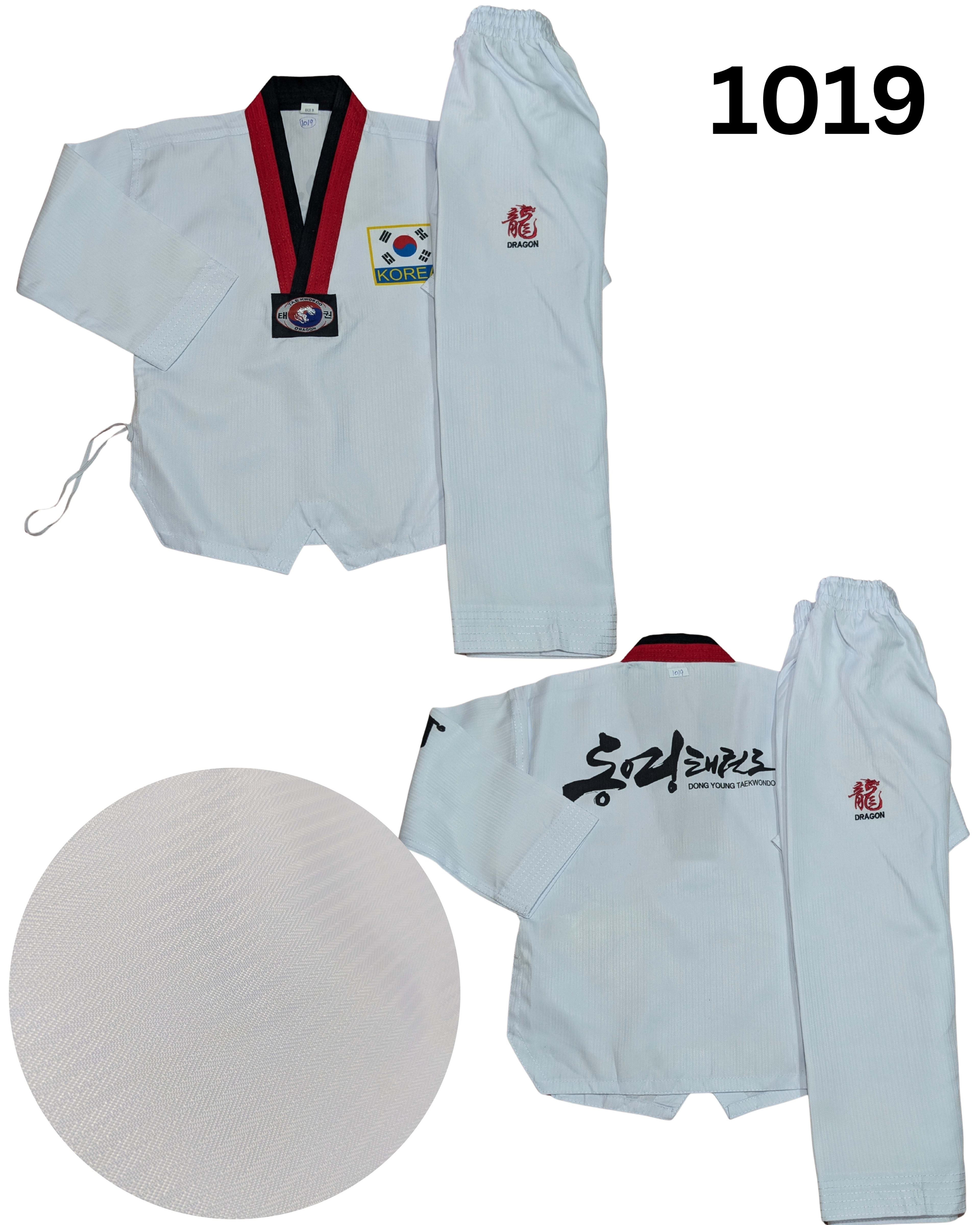 Taekwondo dragon uniform (100 sized /white color )