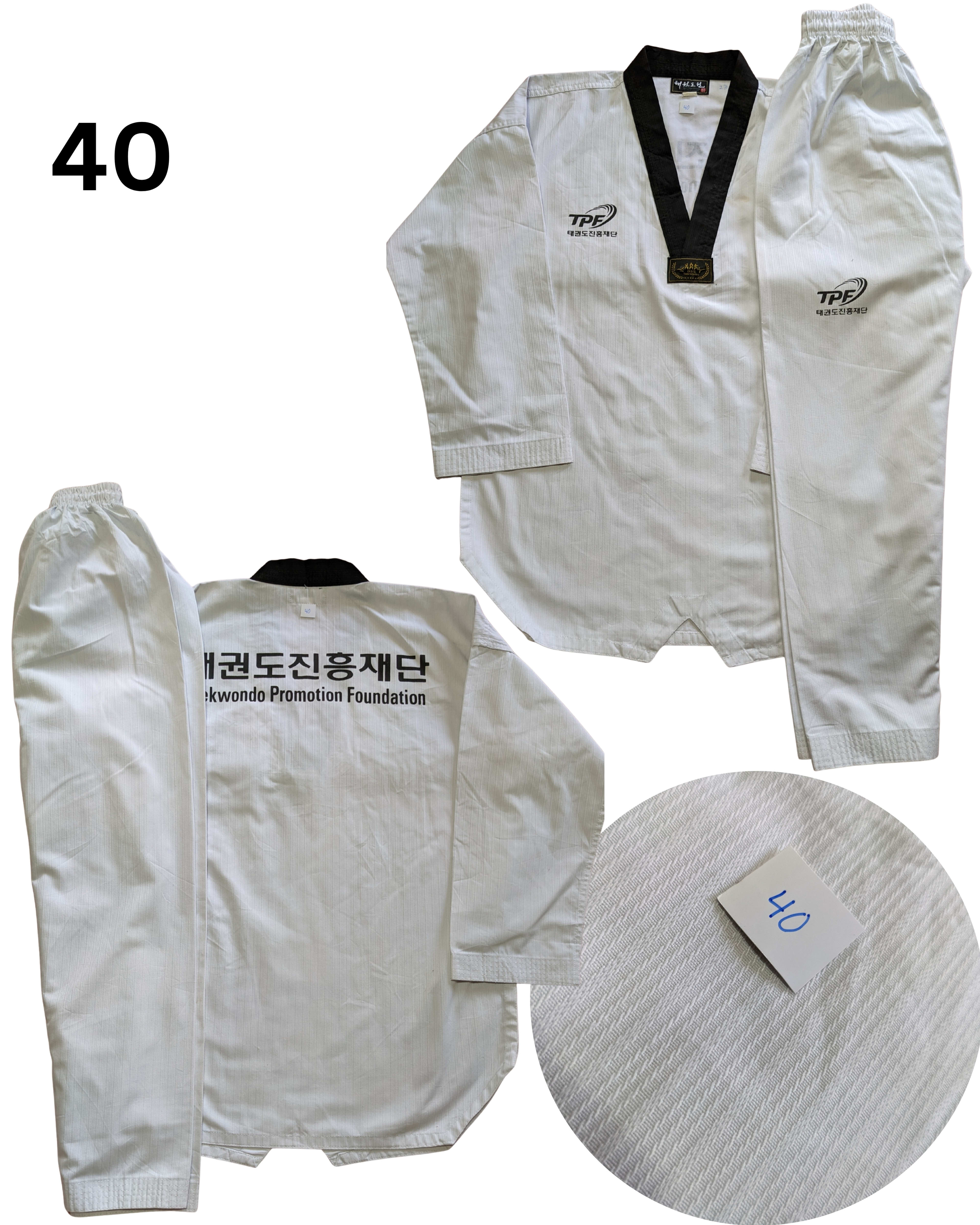 Taekwondo tpf uniform (180 sized /white color )