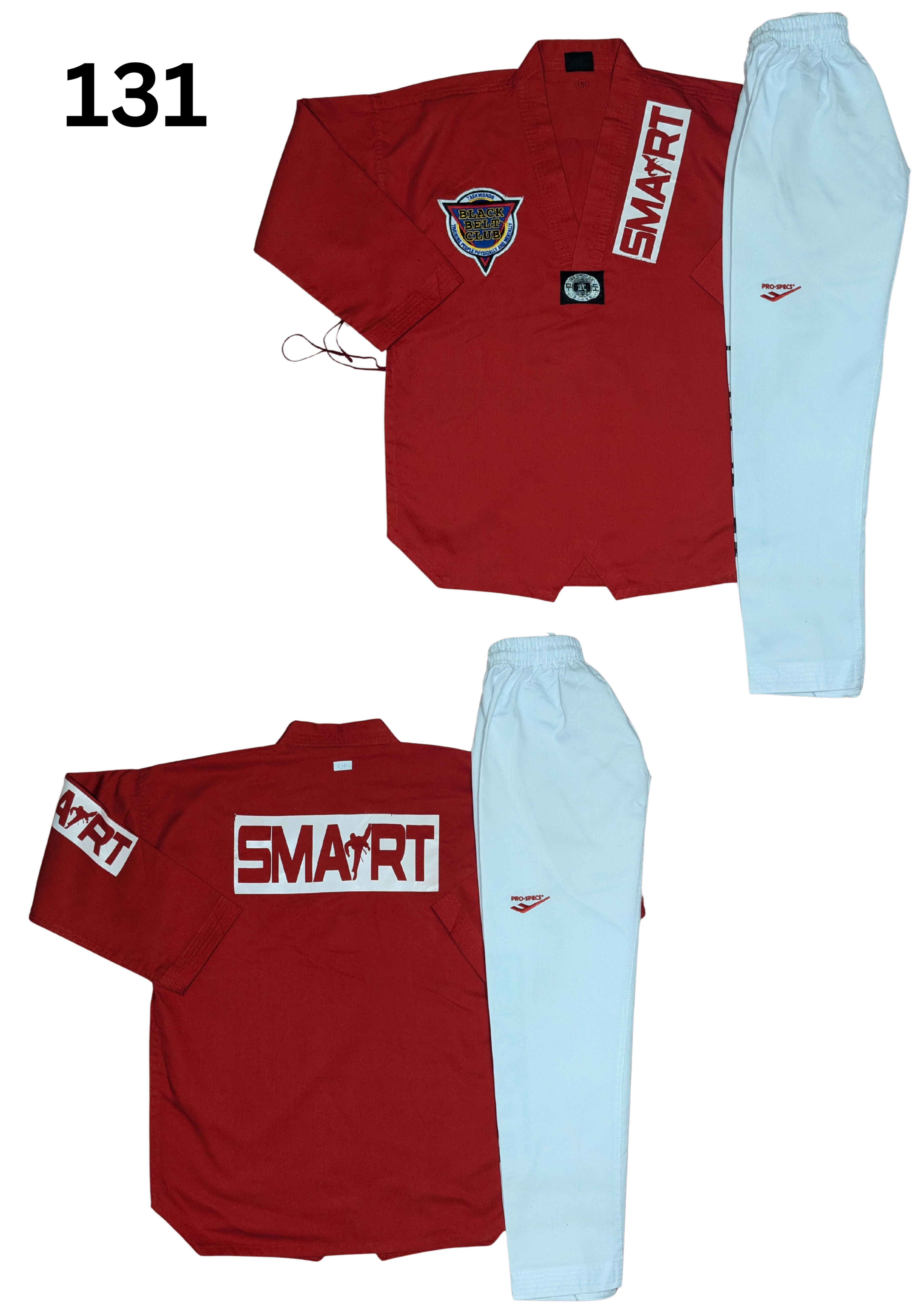 Taekwondo martial arts uniform (160 sized /red color )