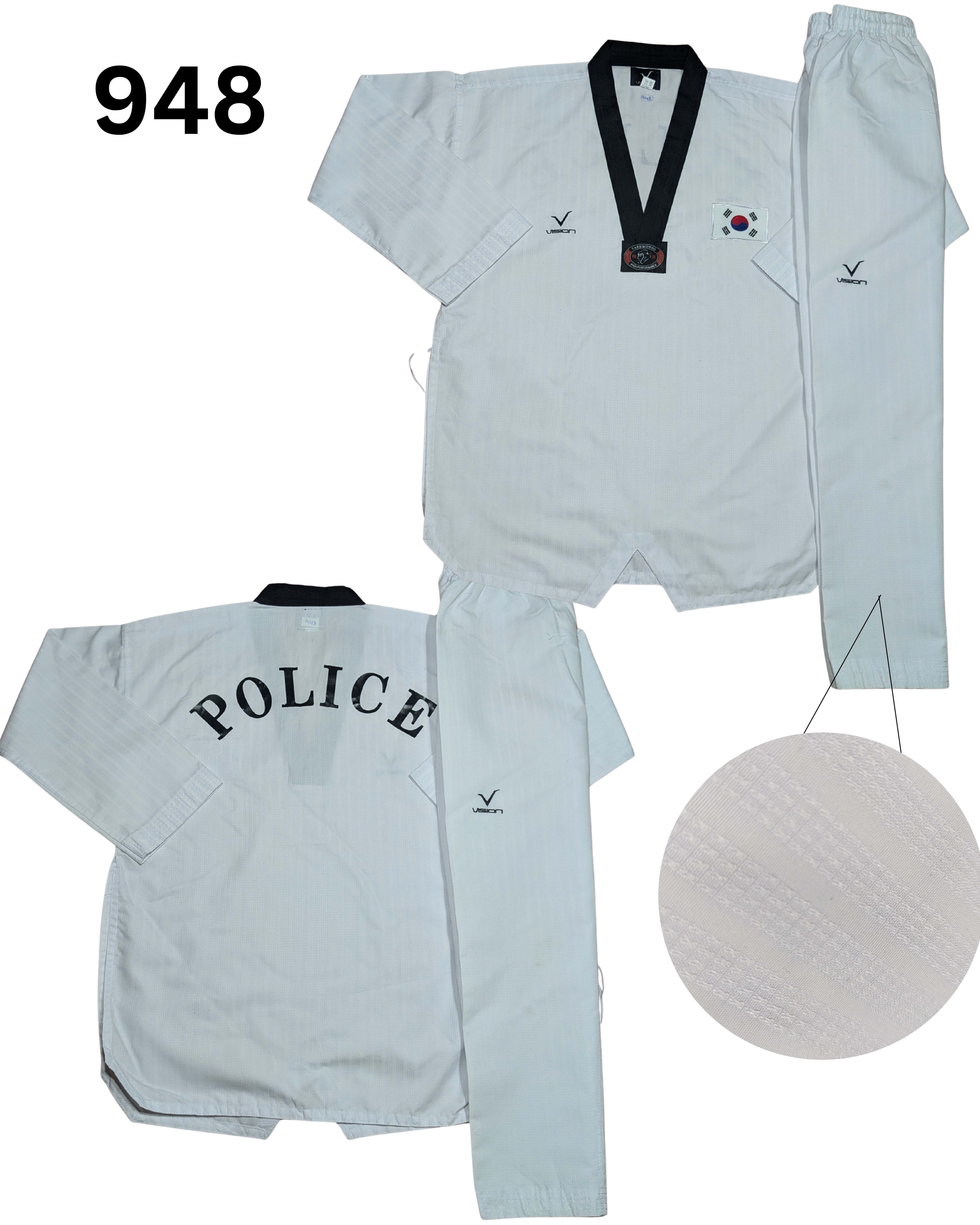Taekwondo version uniform (180 sized /white color )