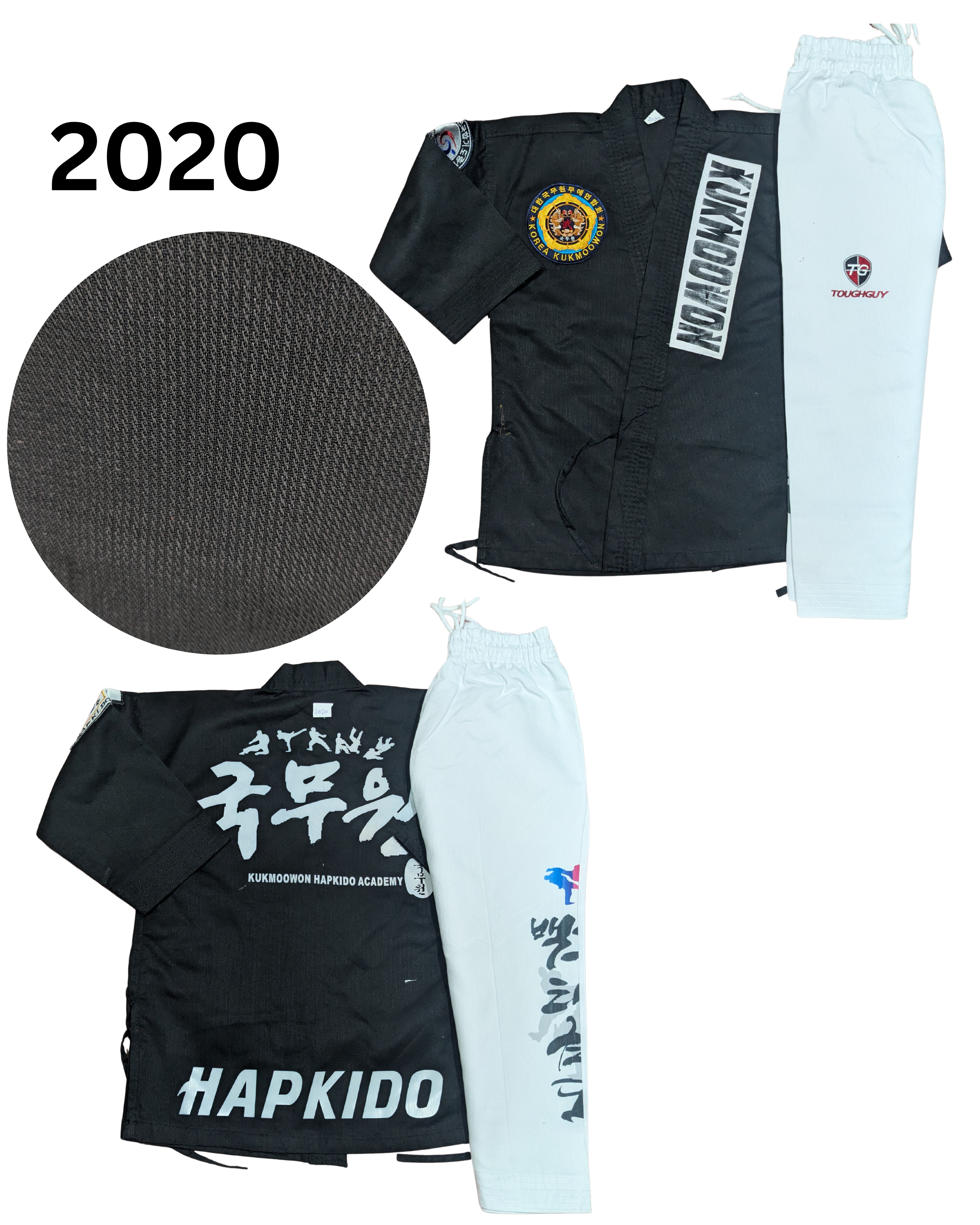 Taekwondo toughguy uniform (110 sized /black color )