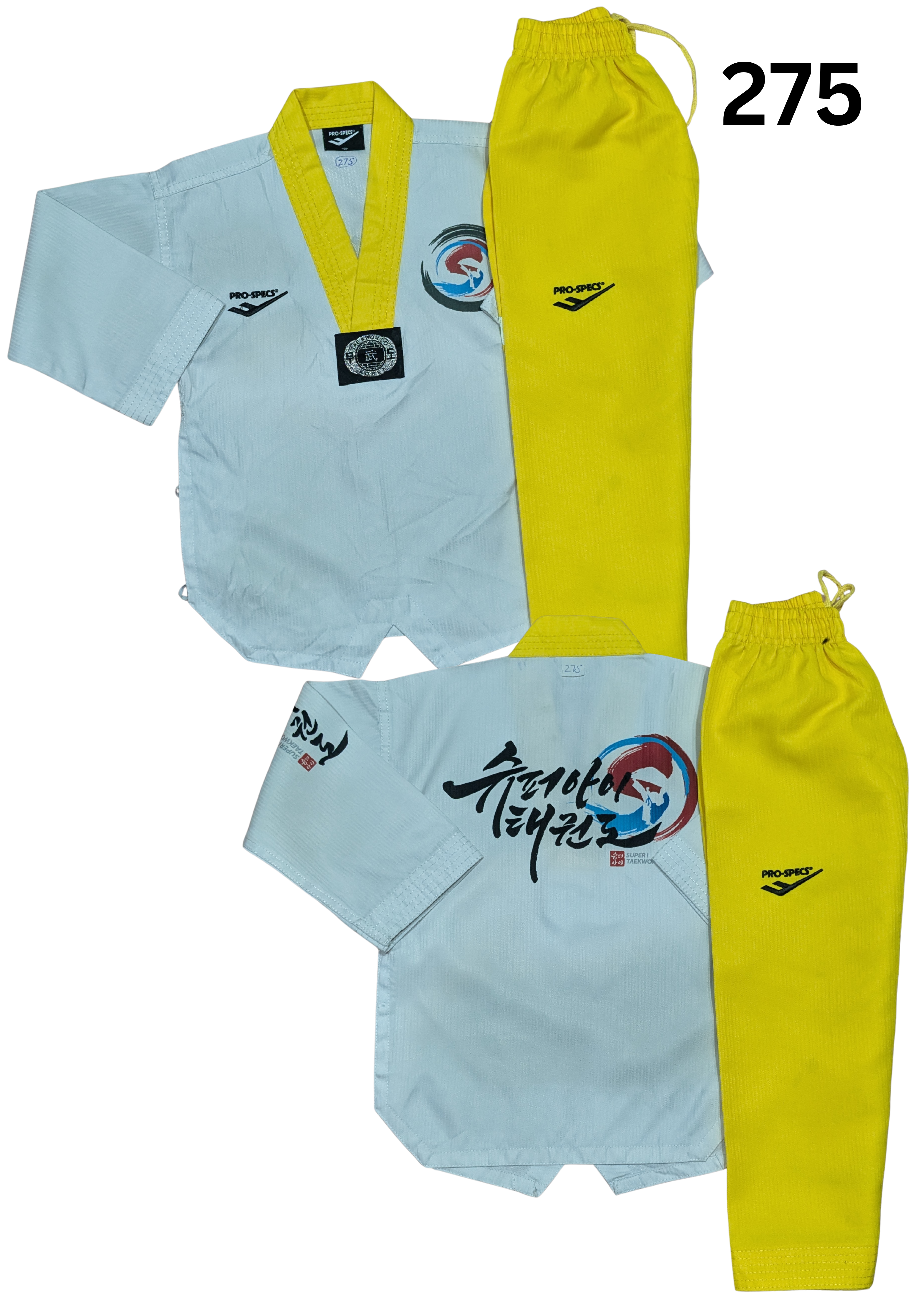 Taekwondo prospecs uniform (100 sized /white color )