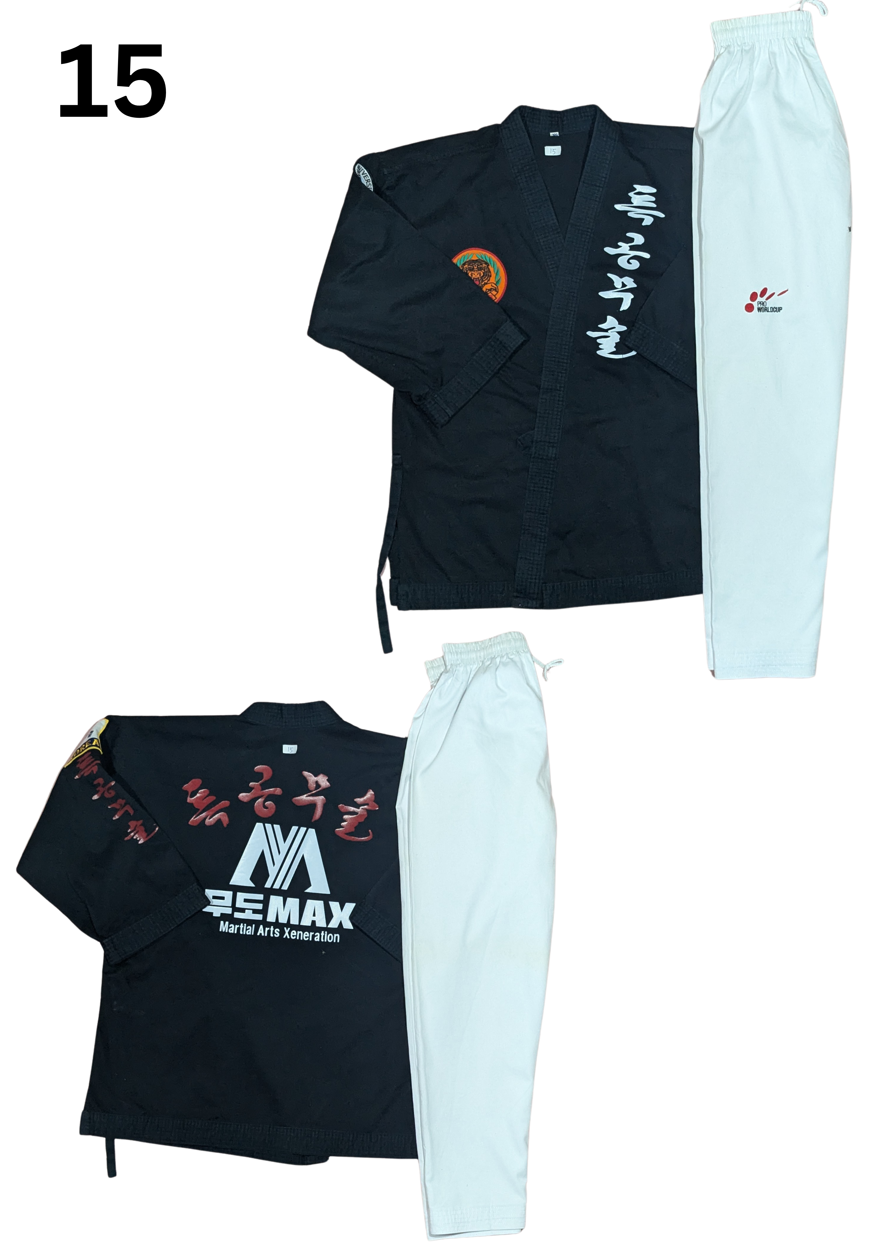 Taekwondo karaty uniform (160 sized /black color )