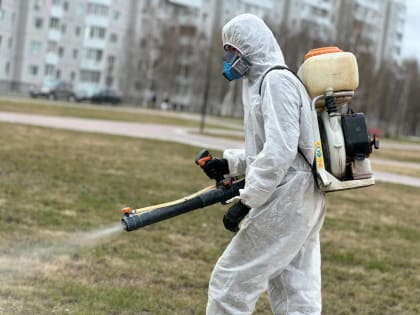 В Сургуте проводят первый этап противоклещевой обработки