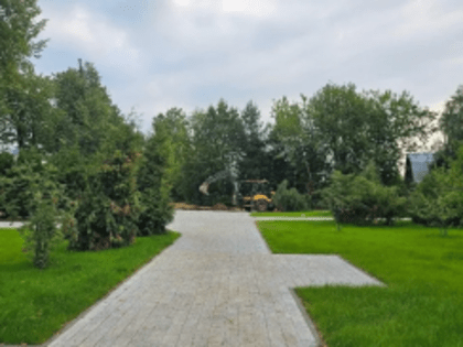 В Лобне благоустройство парка Киово выполнено на 55%