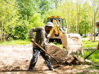 В Дмитрове стартовали запланированные на этот год работы по комплексному благоустройству дворовых территорий