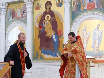 В Покровском Хотькове монастыре поздравили с днем тезоименитства иерея Димитрия