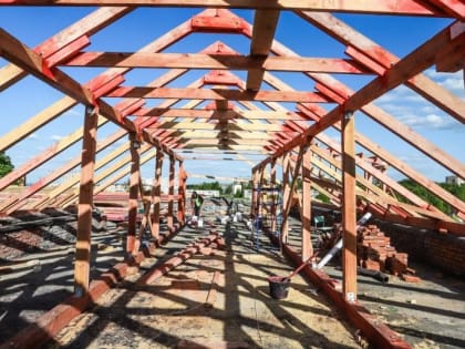 Масштабные работы по капитальному ремонту школы №9 продолжаются в подмосковной Кашире