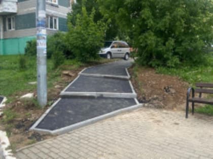 В Лобне выполнено 80% работ по благоустройству "народных троп"