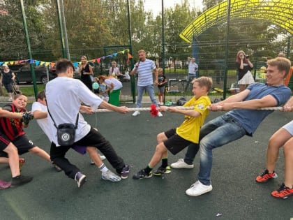 Семейную спартакиаду для детей провели в Воскресенском