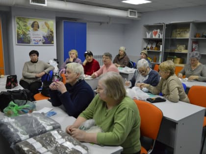 Пенсионеры Люберец передадут теплые вещи для мобилизованных солдат