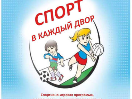 Праздник «Спорт в каждый двор» пройдет в Подольске 1 и 2 июля