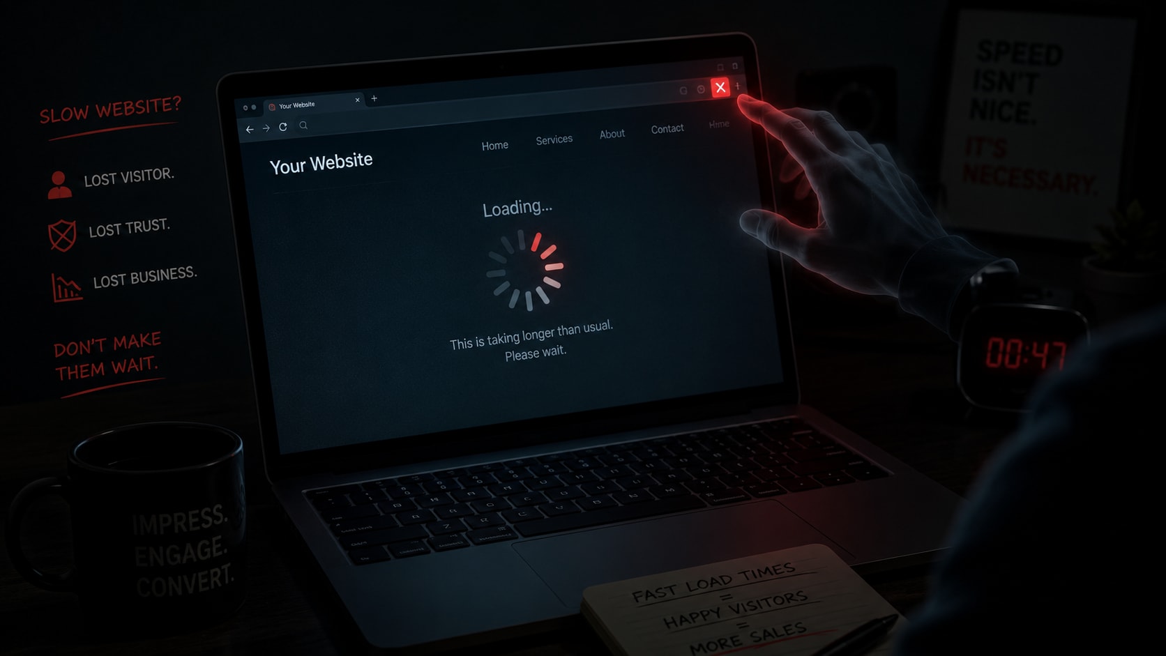 10 Signs Your Website Is Costing You Customers — Concoct blog article banner