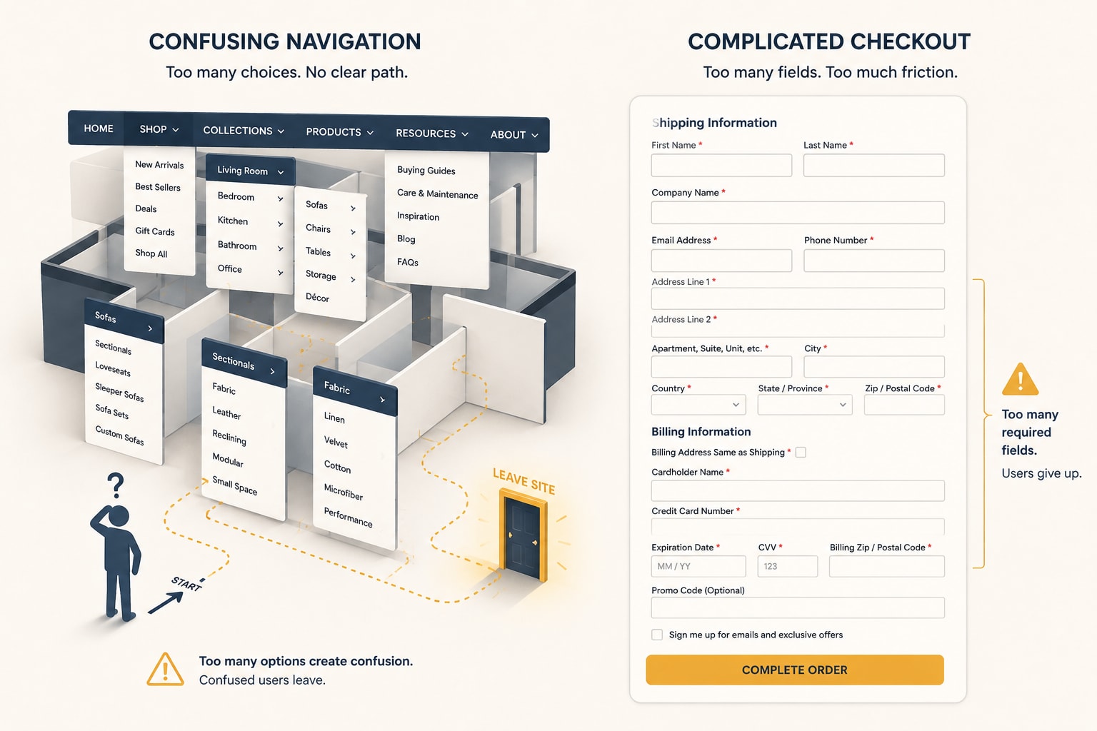 10 Signs Your Website Is Costing You Customers — The Experience and Conversion Killers — Navigation, Clarity, and the Final Push — Concoct blog article