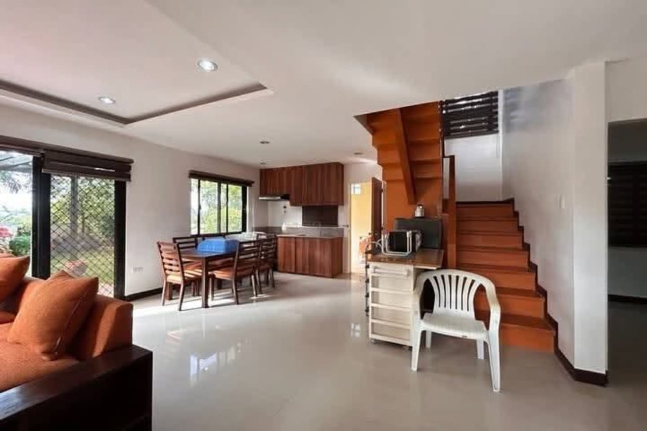 Kitchen and stairs view in House & Lot for Sale in Liloan, Cebu