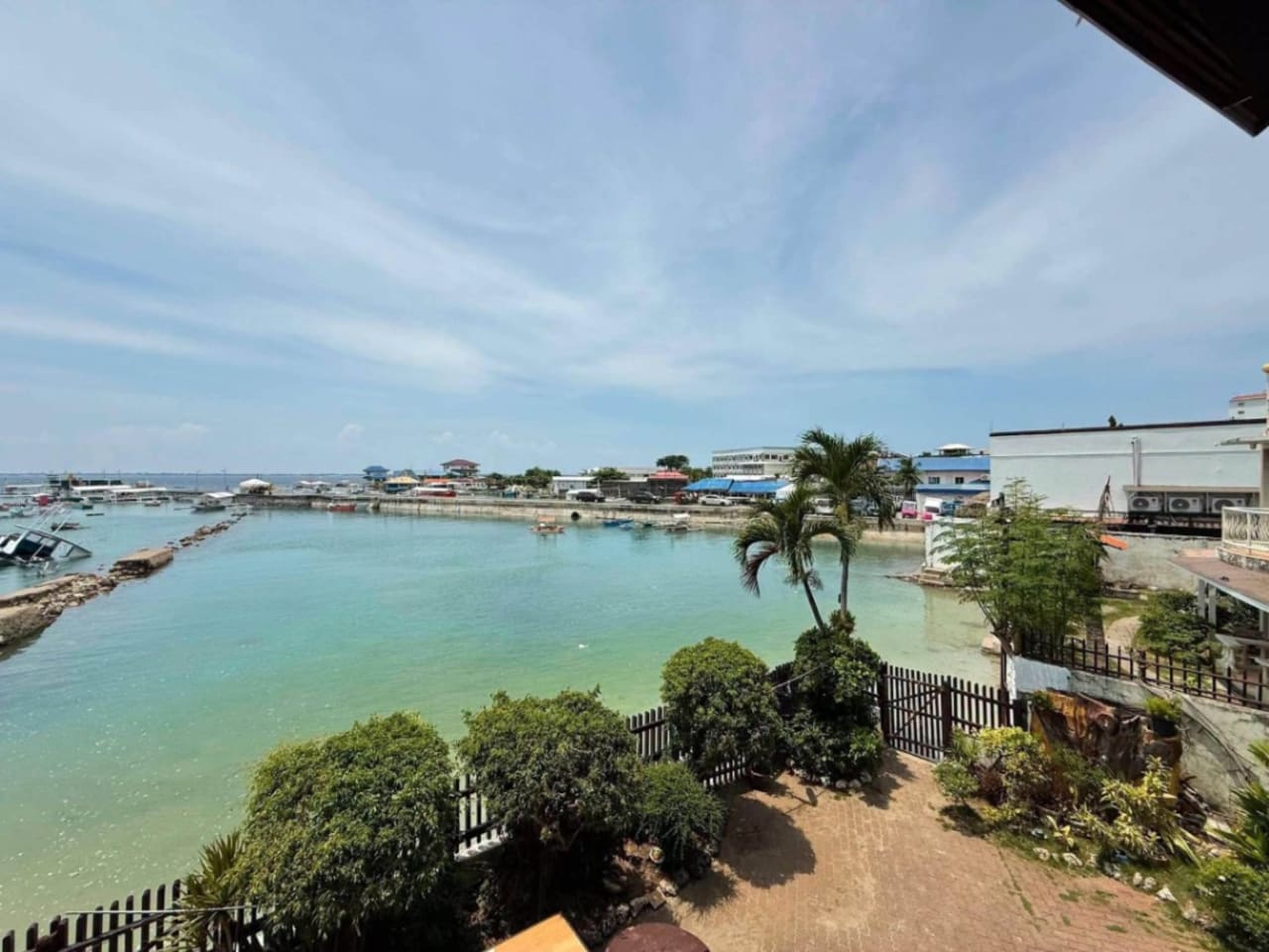 Sea view and waterfront surroundings of property for sale in Mactan Cebu