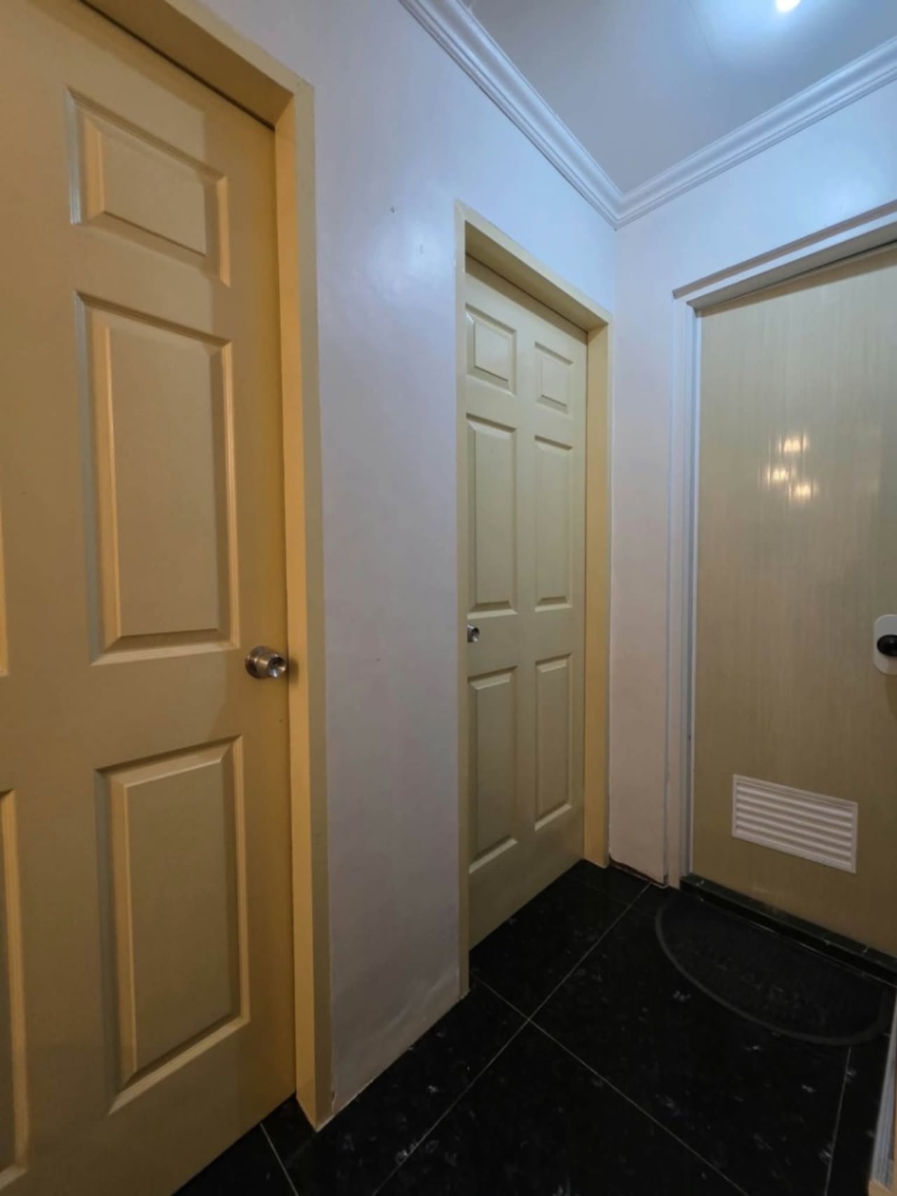 2 light brown doors in house and lot for sale in Tisa