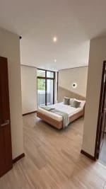 Bedroom exterior with large windows at luxury 5-bedroom home in Cebu City