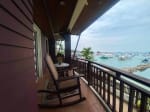 Waterfront house balcony with sea view at 505 sqm property for sale in Mactan Cebu