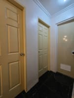 2 light brown doors in house and lot for sale in Tisa