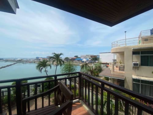 Sea view from waterfront property for sale in Mactan Cebu with direct water access