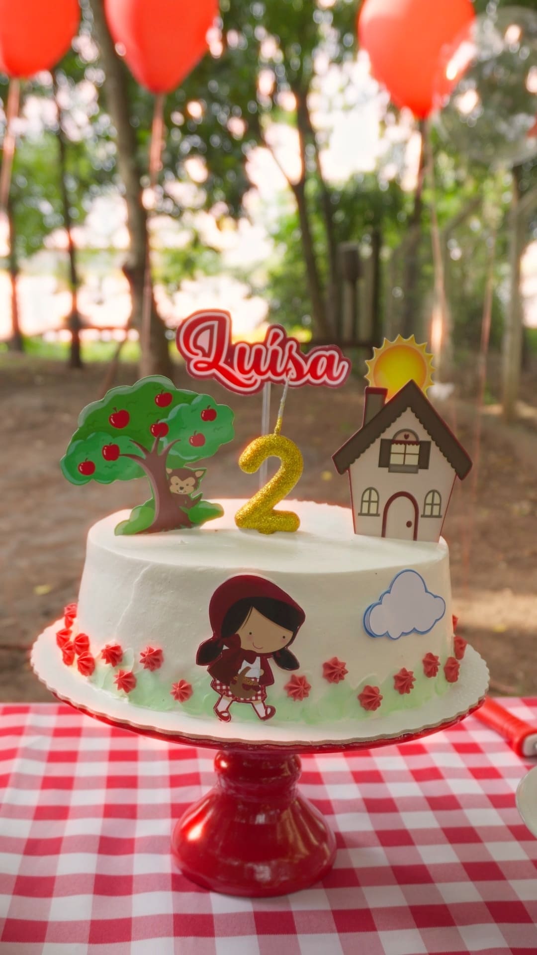 Aniversário Luisa 2 anos - Mesa do Bolo