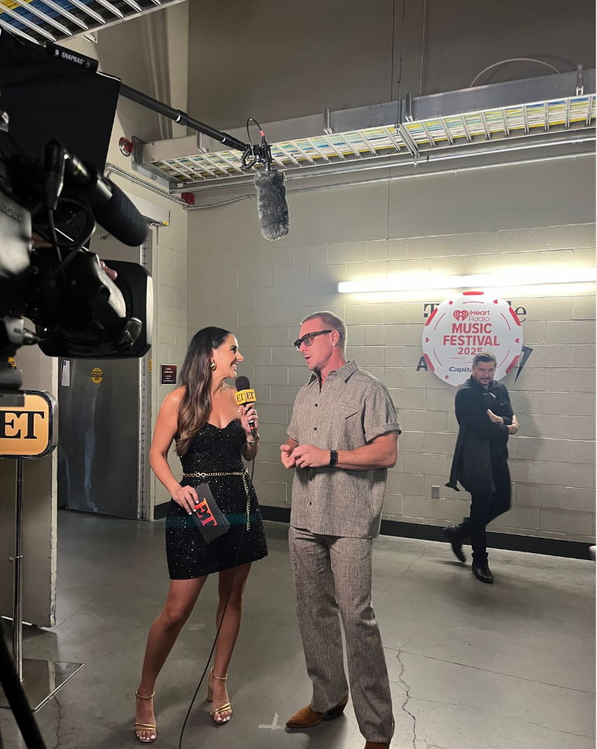 ET's Deidre Behar interviews Diplo backstage