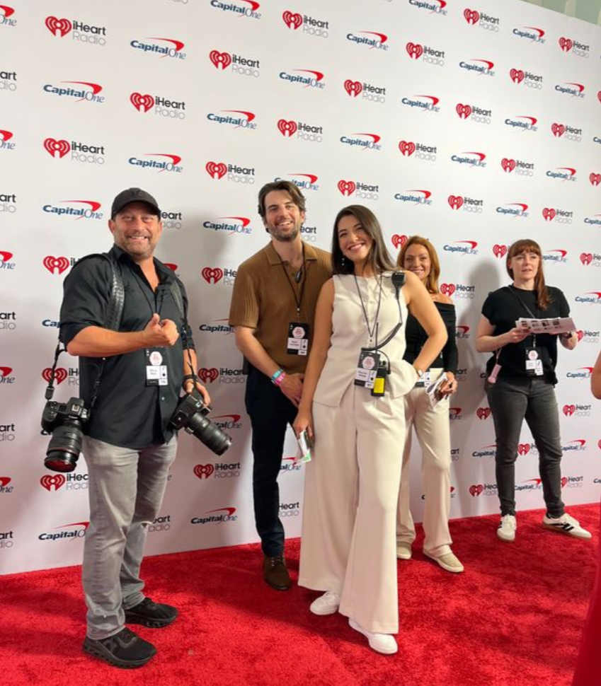 Photographer Chris Polk and team