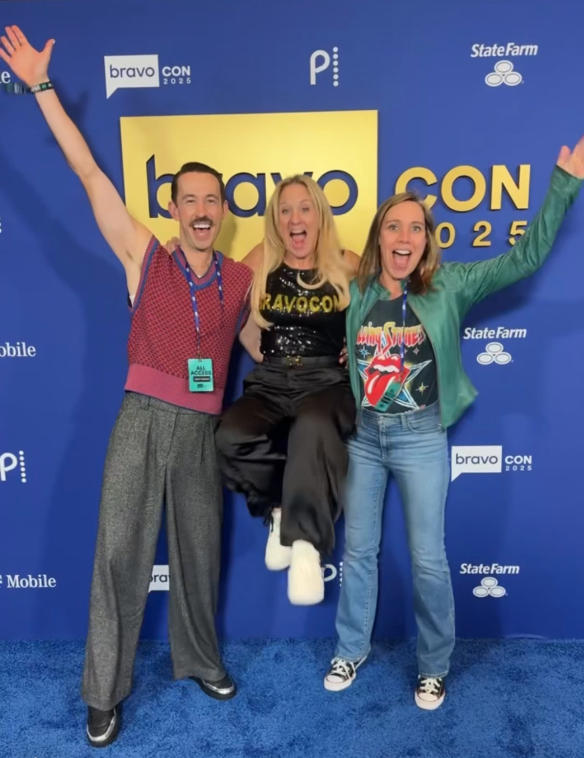 Red carpet after moment